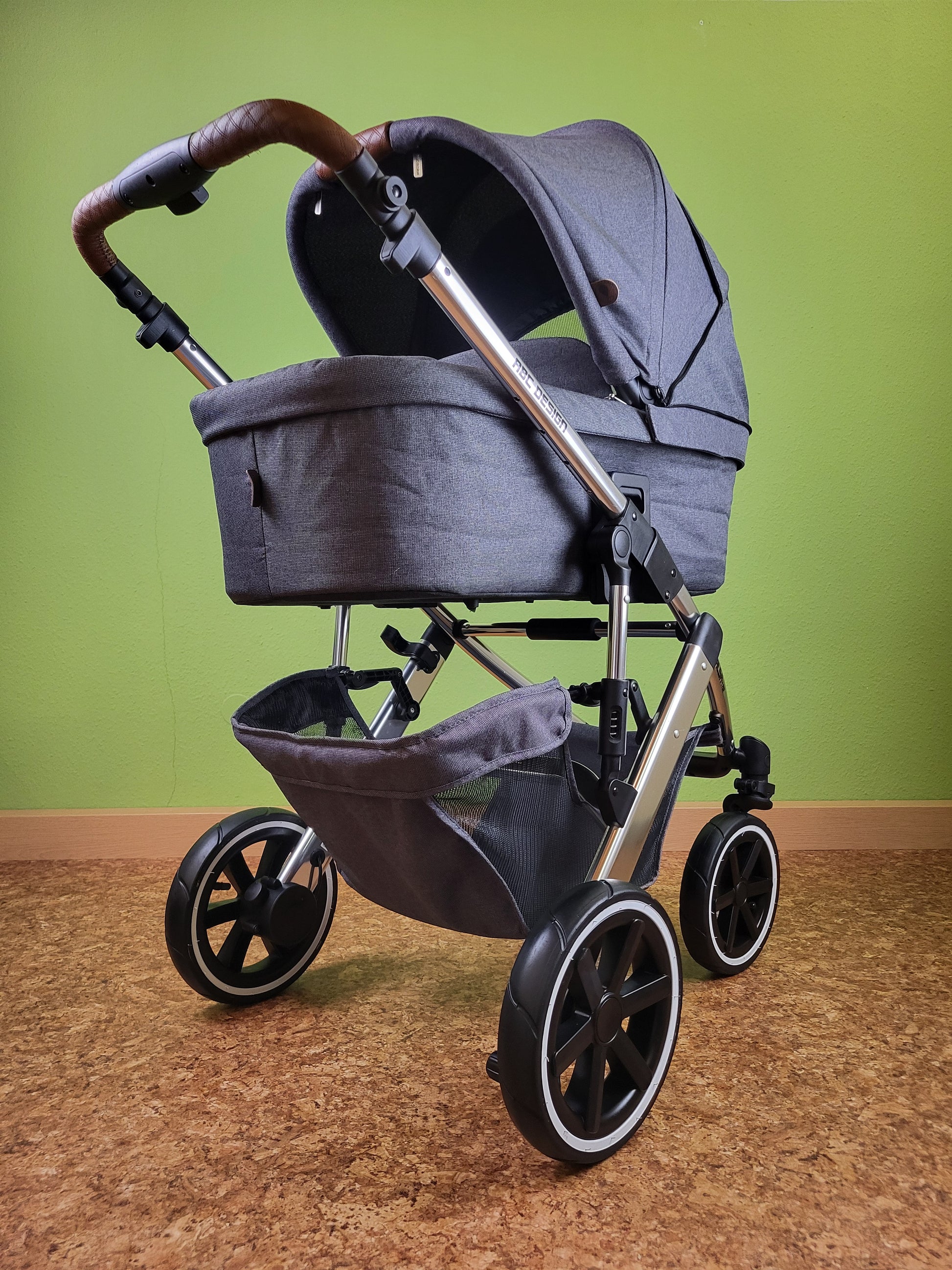 Abc Design - Salsa 4 Air Diamond Edition Kombikinderwagen Grau / Sehr Gut Kinderwagen 20