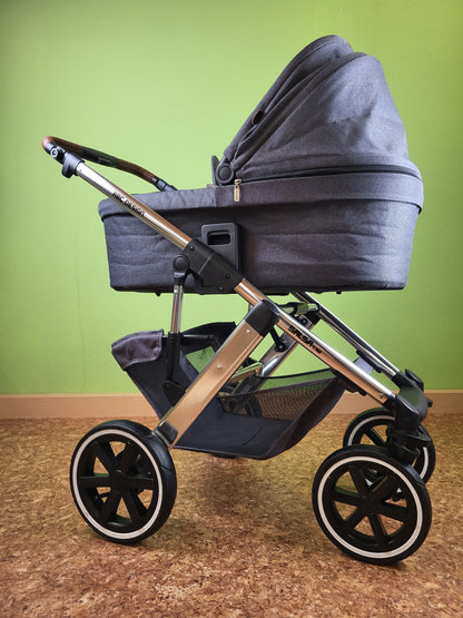 Abc Design - Salsa 4 Air Diamond Edition Kombikinderwagen Grau / Sehr Gut Kinderwagen 22