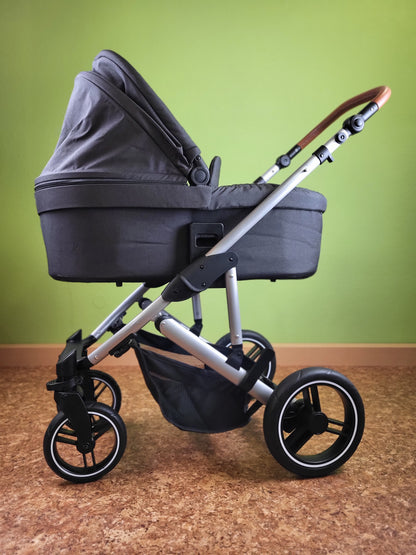 Abc Design - Circle Catania Kombikinderwagen (sportsitz Und Babywanne) Schwarz In Gutem Zustand / Gut Kinderwagen 20