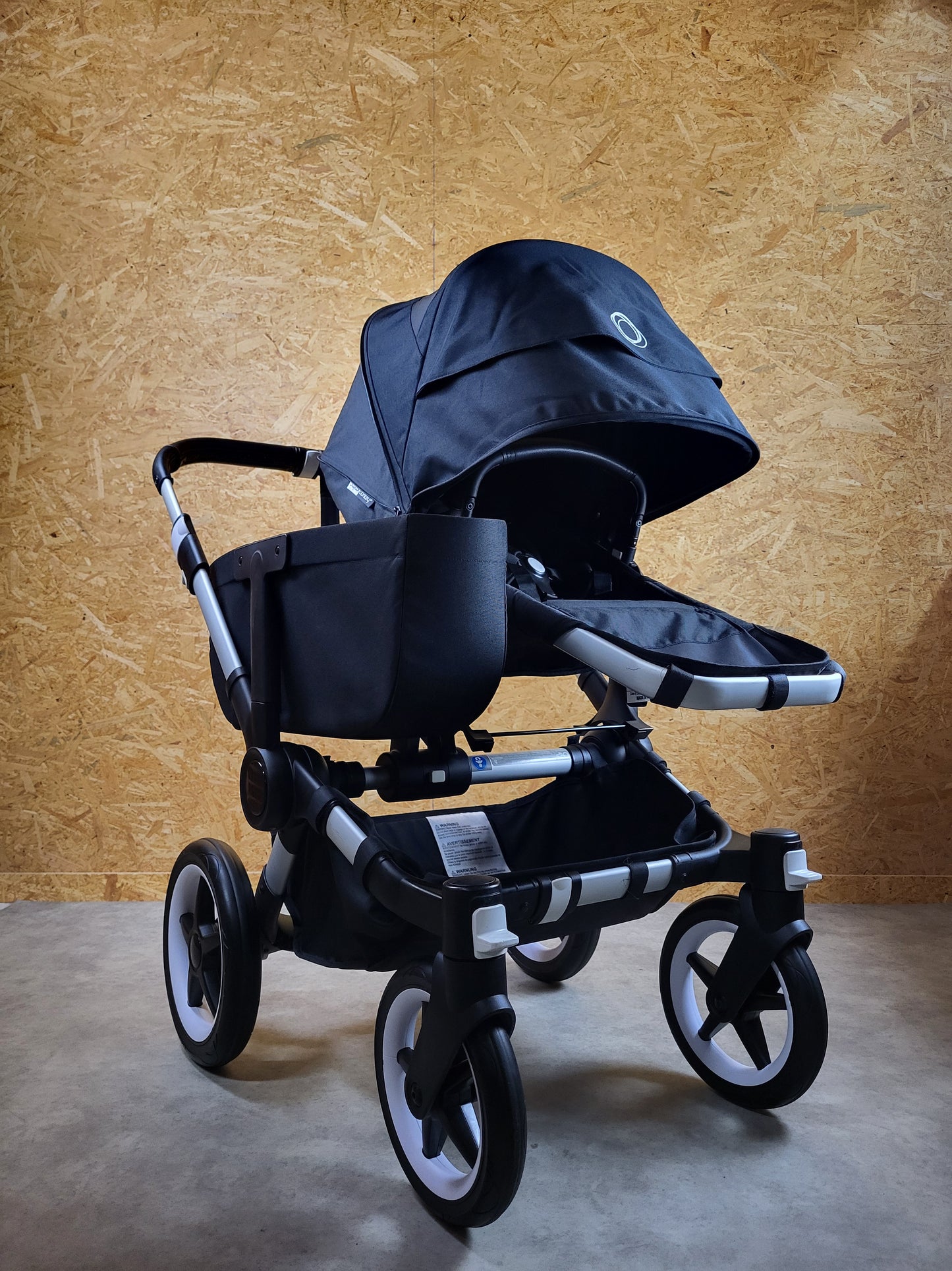 Bugaboo - Donkey 3 Twin Geschwisterwagen (2xsportsitze / 2xbabywanne) Inkl. Seitliche Gepäcktasche - Black in Gutem