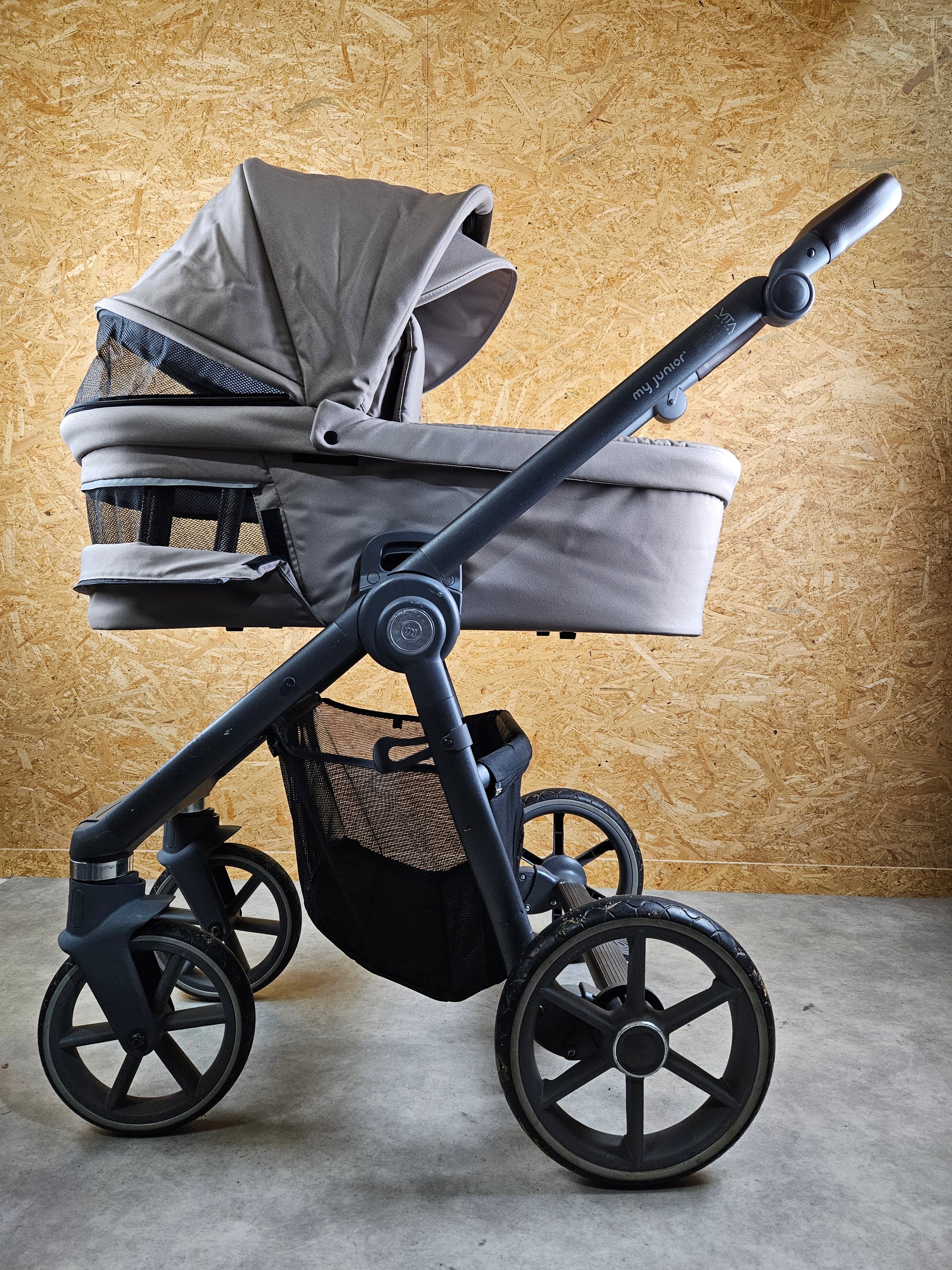 My Junior Vita Hope - Kombikinderwagen (sportsitz und Liegewanne) - Beige in Gutem Zustand Kinderwagen 11