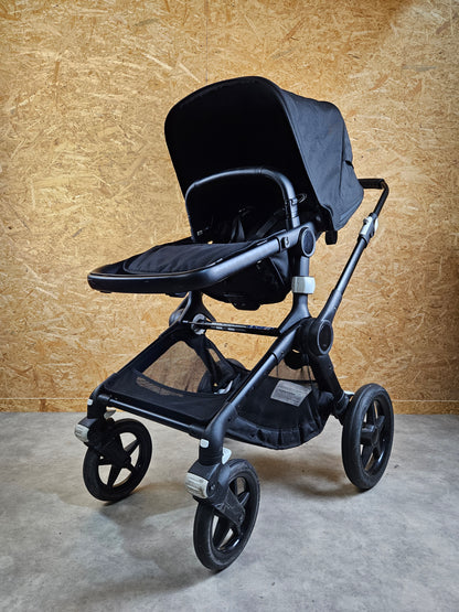 Bugaboo Fox 2 Kombikinderwagen - Sportsitz & Babywanne - Schwarz in sehr Gutem Zustand Kinderwagen 9