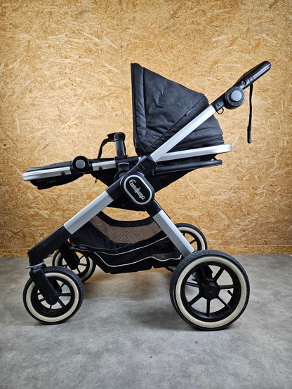 Emmaljunga - Nxt90 Flat Outdoor Buggy Kinderwagen (gestell und Sportsitz) - Schwarz in Gutem Zustand 8