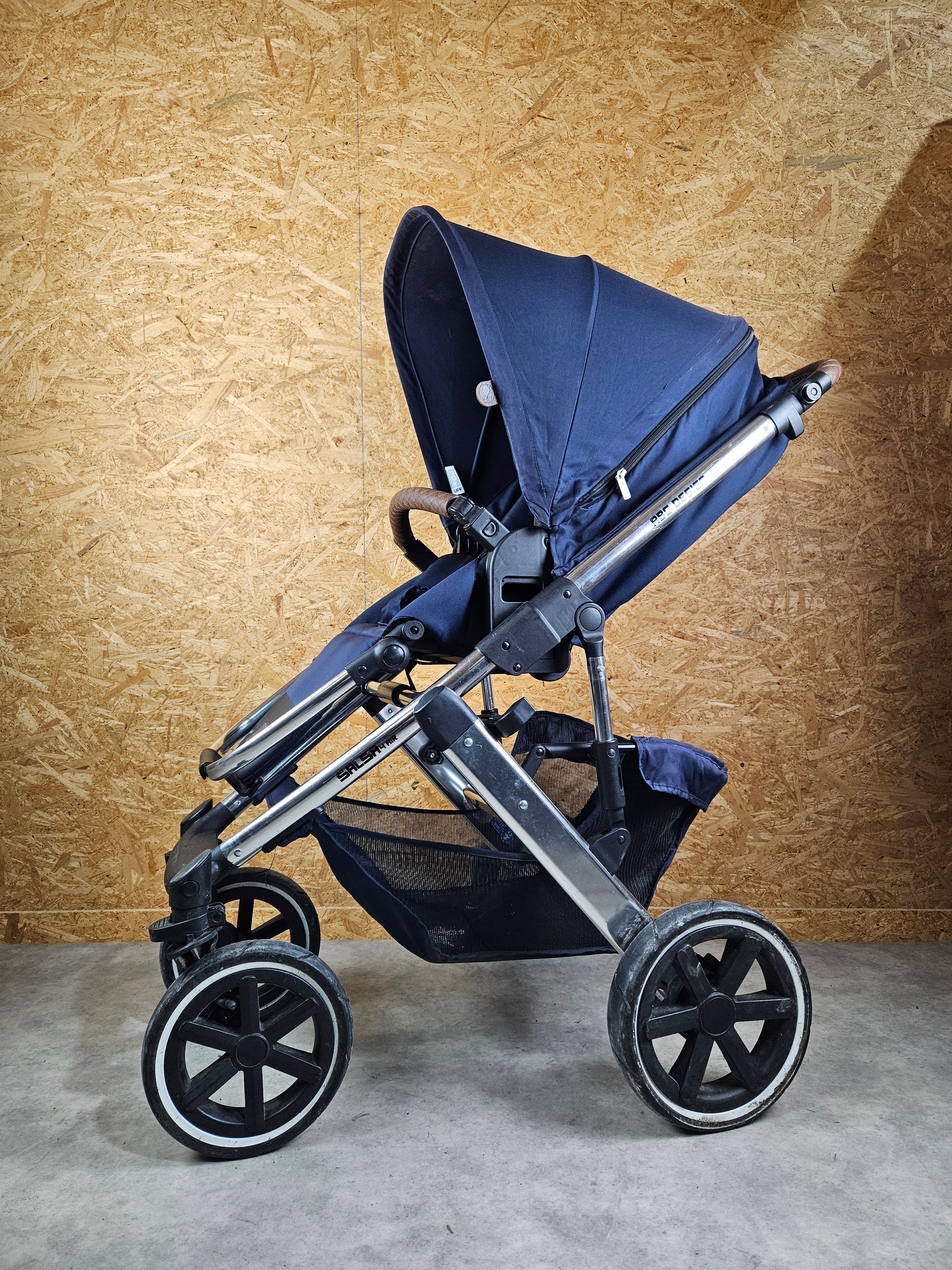 Abc Design - Salsa 4 Air Diamond Edition Kombikinderwagen (sportsitz und Babywanne) - Blau in Gutem Zustand Kinderwagen