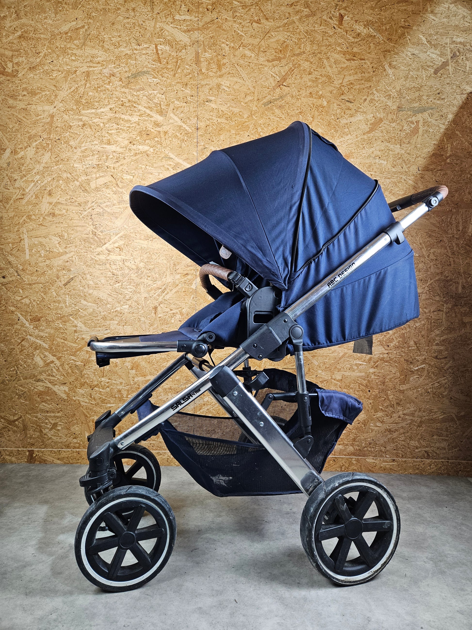 Abc Design - Salsa 4 Air Diamond Edition Kombikinderwagen (sportsitz und Babywanne) - Blau in Gutem Zustand Kinderwagen