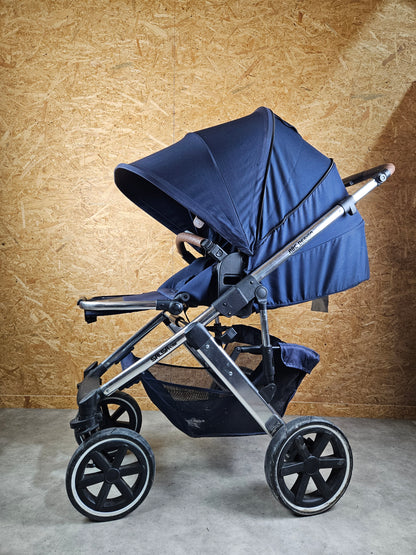 Abc Design - Salsa 4 Air Diamond Edition Kombikinderwagen (sportsitz und Babywanne) - Blau in Gutem Zustand Kinderwagen