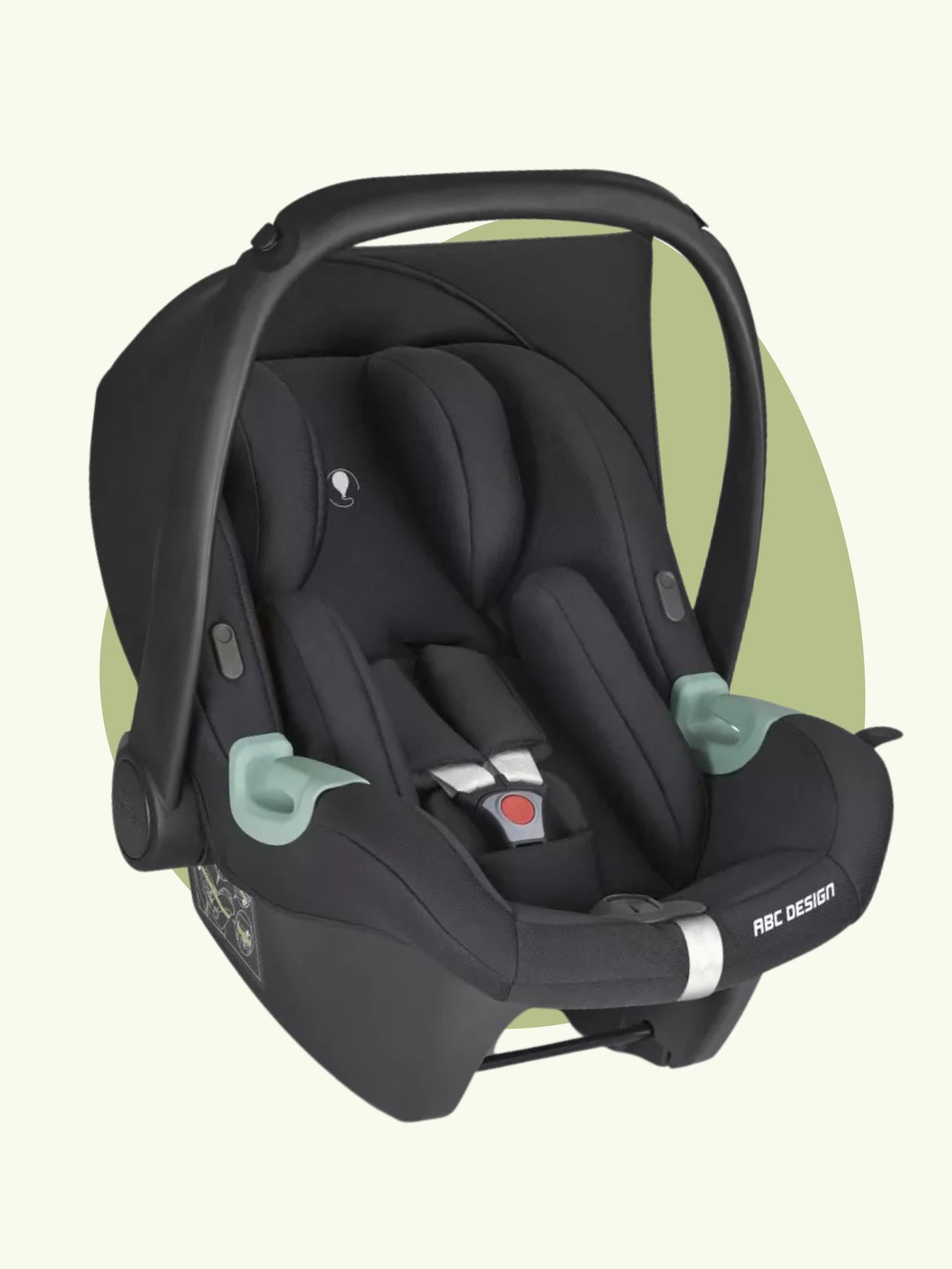 Babyschale Tulip I-size - Black Inkl. Abc-design Isofix 1