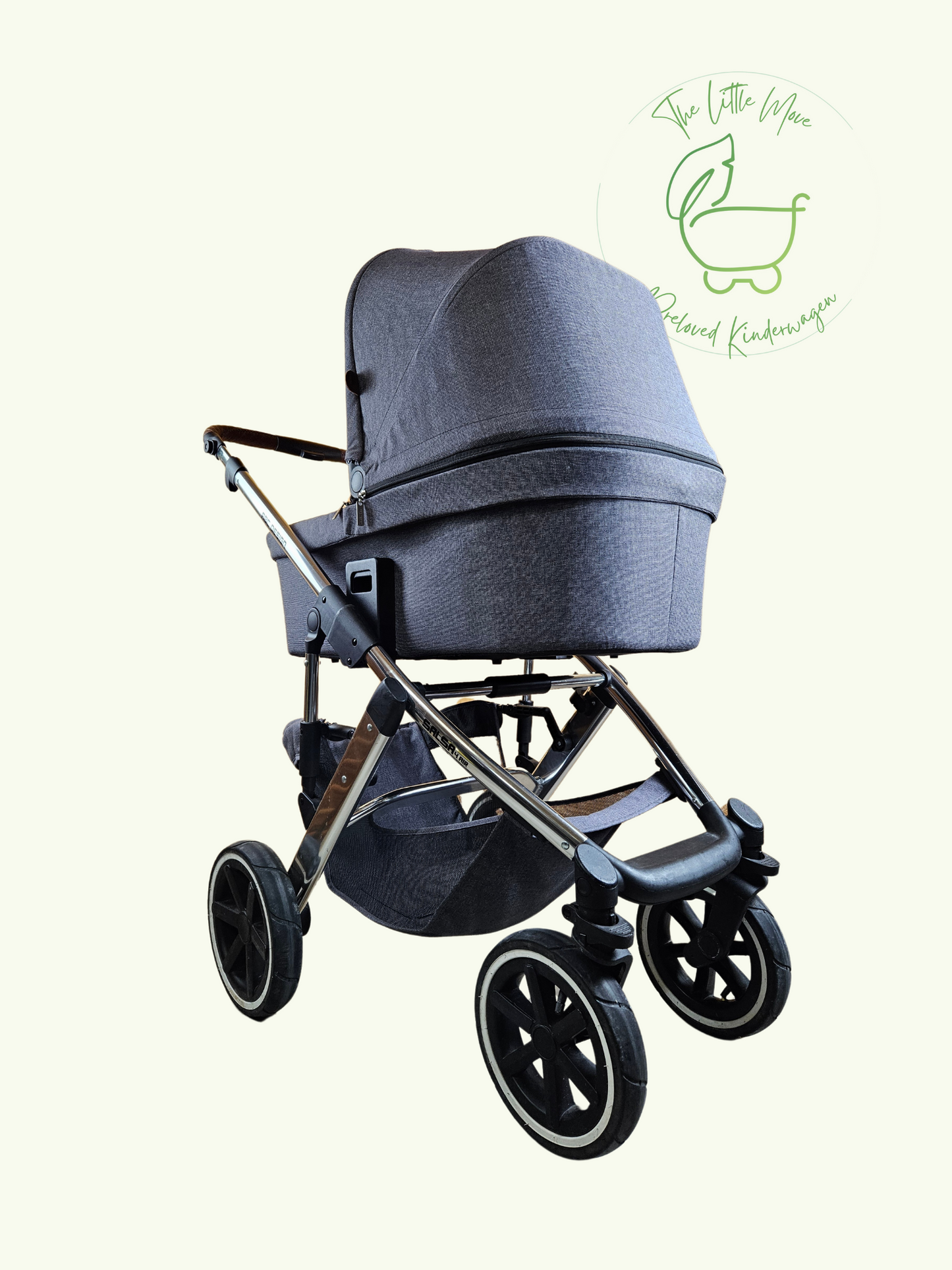 ABC Design - Salsa 4 Air Kinderwagen (Gestell und Babywanne) Grau in gutem Zustand