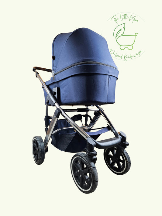 Abc Design - Salsa 4 Air Kinderwagen (gestell und Babywanne) Blau in Gutem Zustand 1