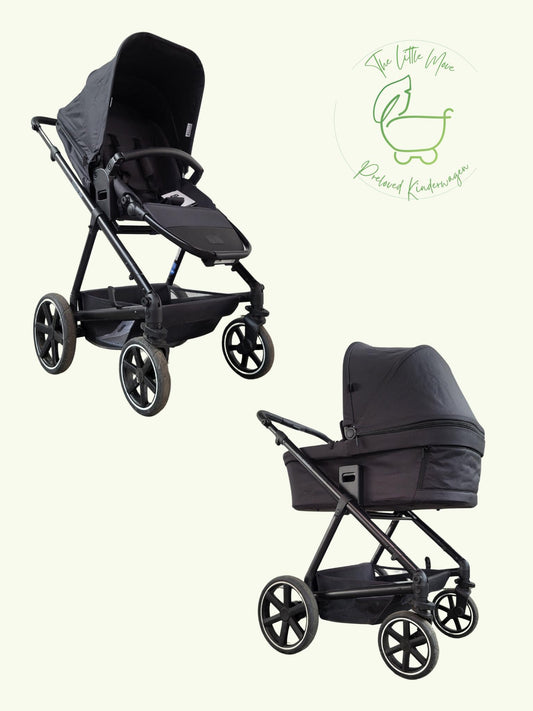 Abc Design - Vicon 4 Kombikinderwagen (sportsitz Und Babywanne) - Schwarz - In Sehr Gutem Zustand / Gut Kinderwagen 1