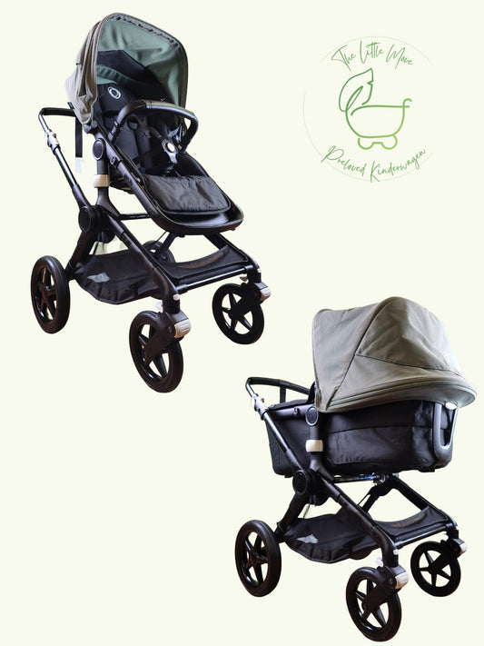 Bugaboo - Fox 3 Kombikinderwagen (sportsitz Und Babywanne)- Gutem Zustand Grüne / Gut Kinderwagen 1