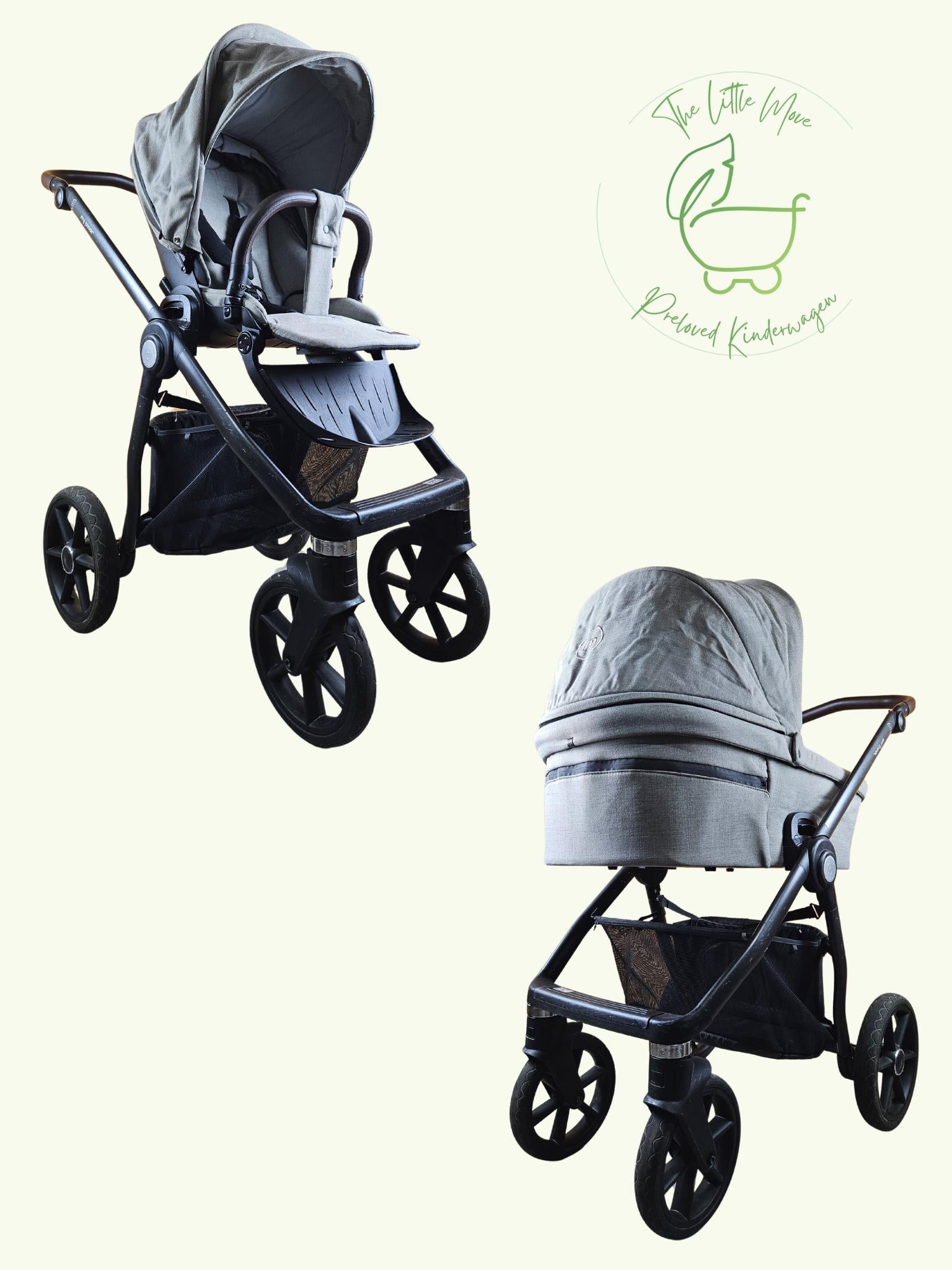 My Junior Vita Hope - Kombikinderwagen (sportsitz und Liegewanne) - Grau in Gutem Zustand Kinderwagen 1