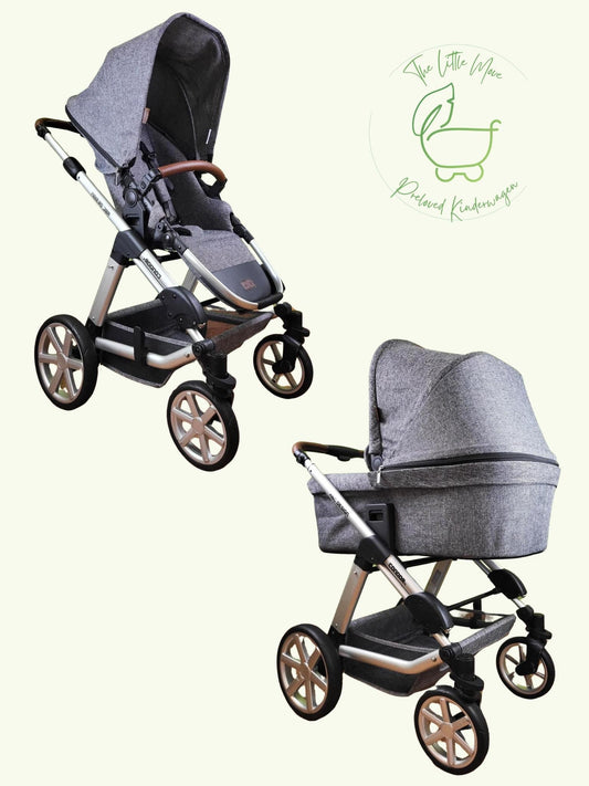 Abc Design Condor 4 - Kombikinderwagen (liegewanne Und Sportsitz) - 2021 Grau / Gut Kinderwagen 1