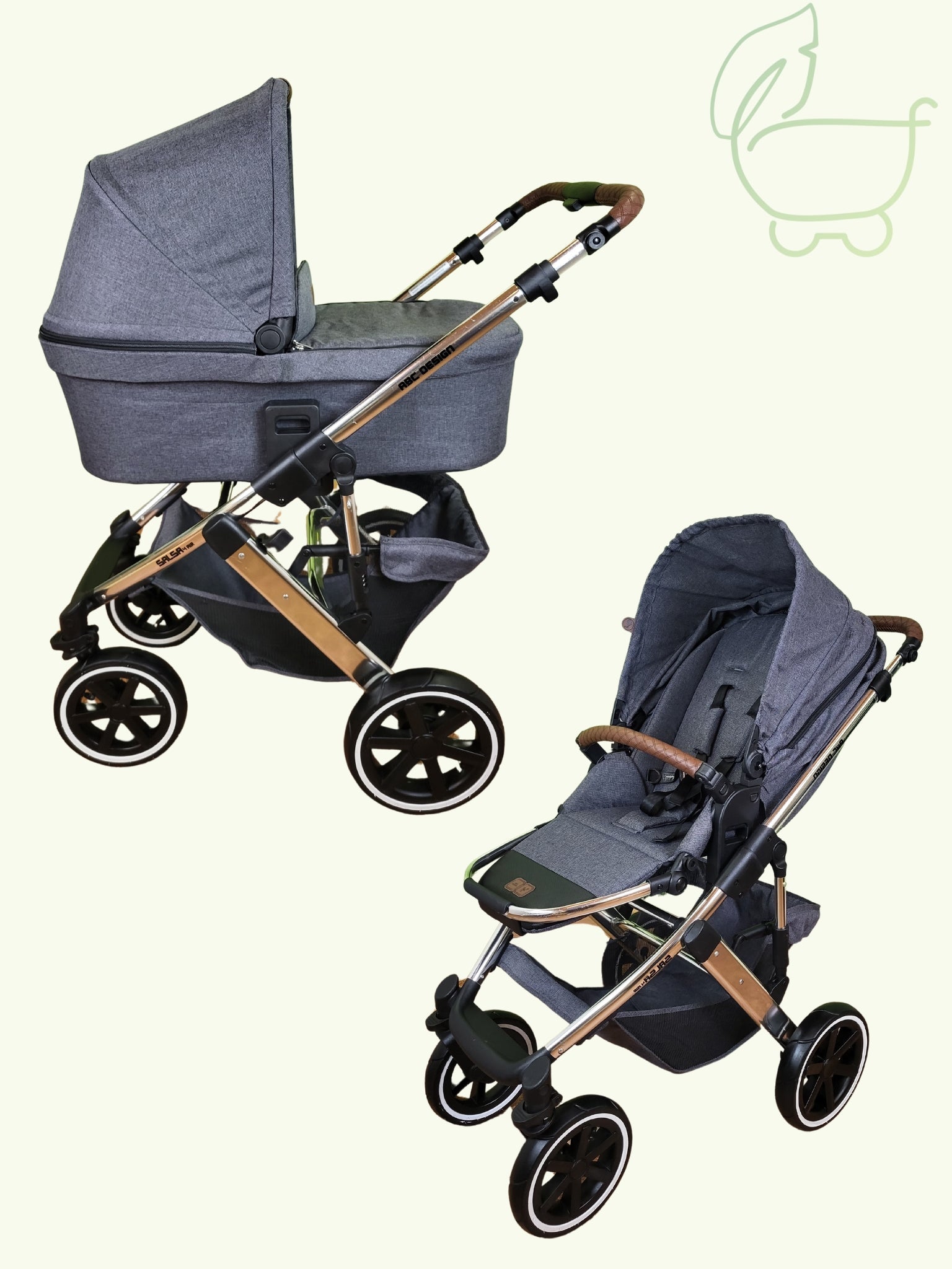 Abc Design - Salsa 4 Diamond Edition Kombikinderwagen Kinderwagen Gebraucht Einfach Besser! 1