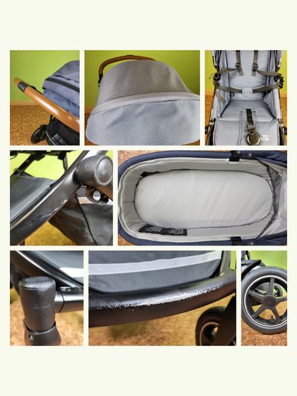 Britax Römer - Duo Smile Iii Grau Kombikinderwagen Kinderwagen Gebrauchte Einfach Besser! 25