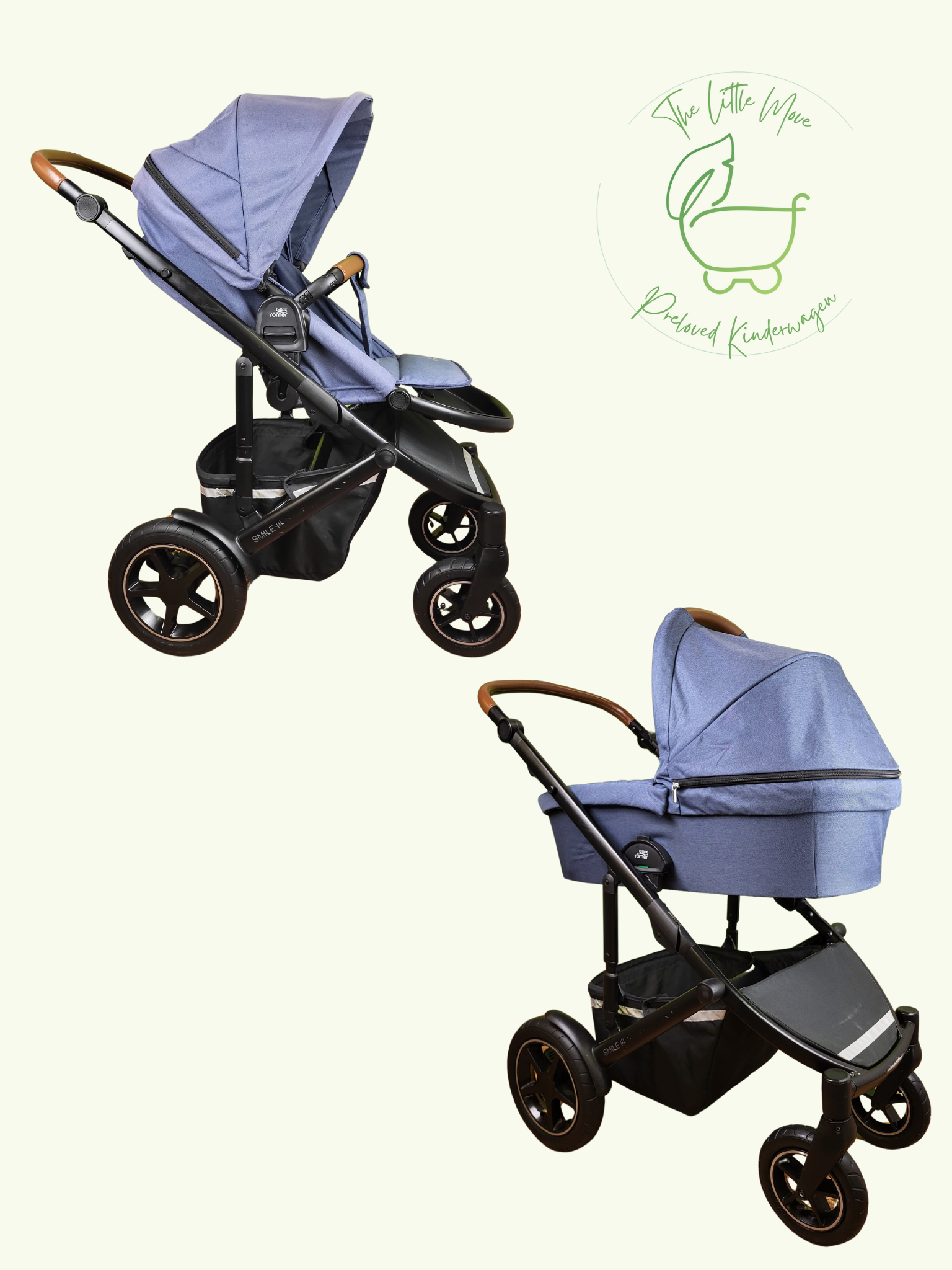 Britax Römer - Duo Smile Iii Grau Kombikinderwagen Kinderwagen Gebrauchte Einfach Besser! 1