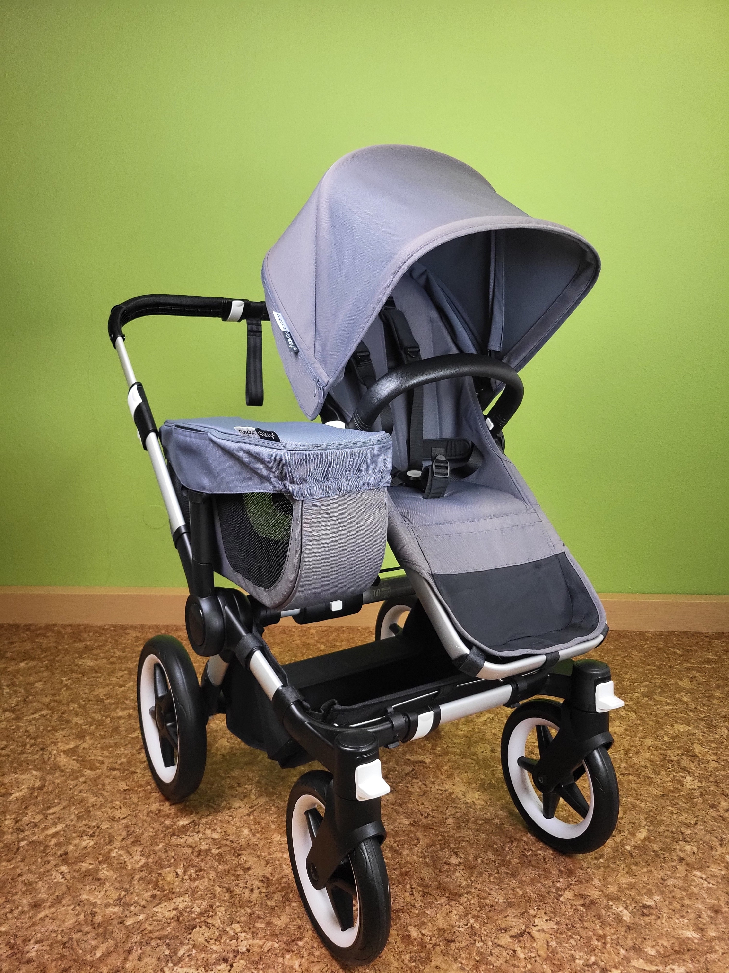 Geschwisterkinderwagen Bugaboo donkey 3 duo + top Erweiterungssystem