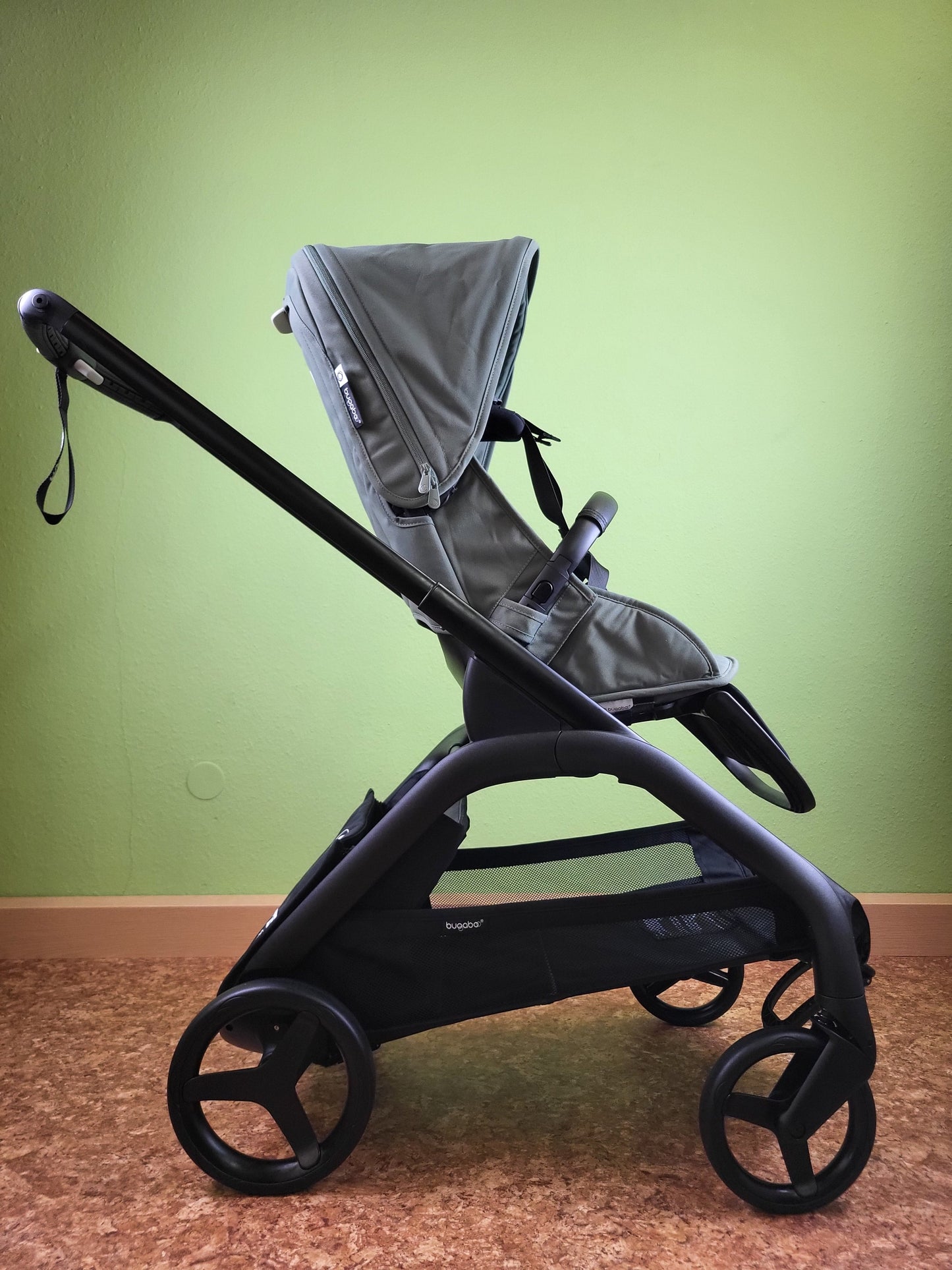 Bugaboo Dragonfly - Olive Green Kombikinderwagen (liegewanne Und Sportsitz) - 2023 Grüne / Sehr Gut Kinderwagen 5