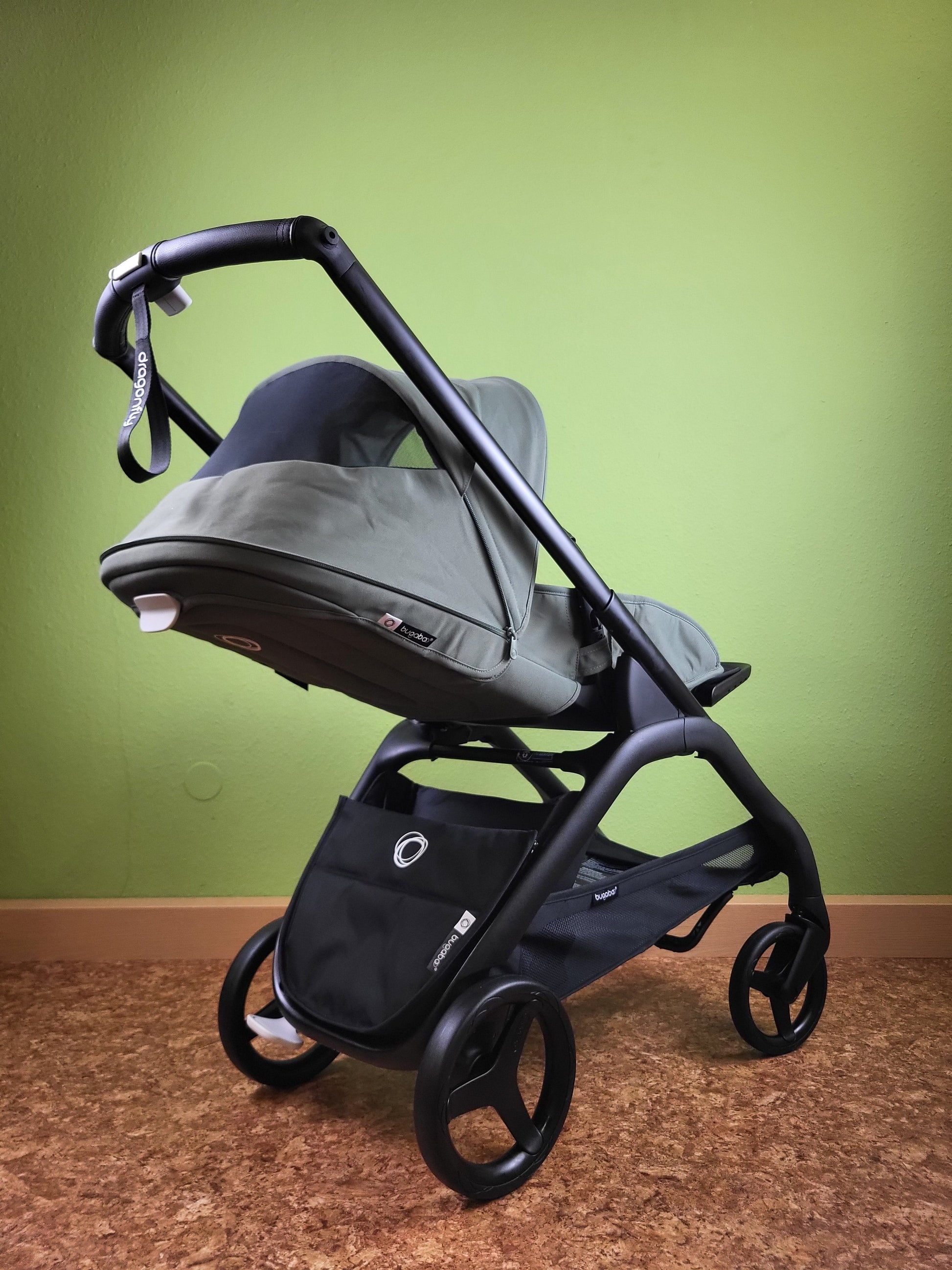 Bugaboo Dragonfly - Olive Green Kombikinderwagen (liegewanne Und Sportsitz) - 2023 Grüne / Sehr Gut Kinderwagen 7