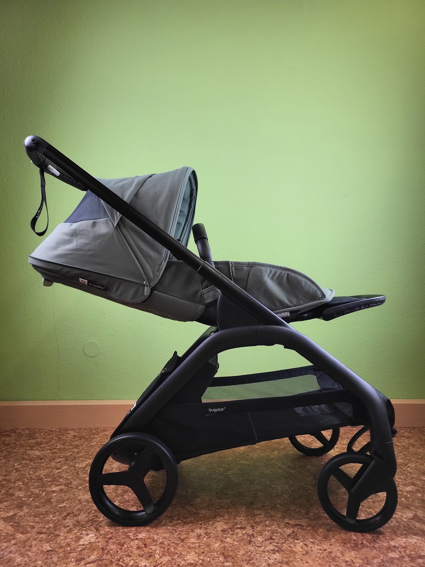 Bugaboo Dragonfly - Olive Green Kombikinderwagen (liegewanne Und Sportsitz) - 2023 Grüne / Sehr Gut Kinderwagen 8