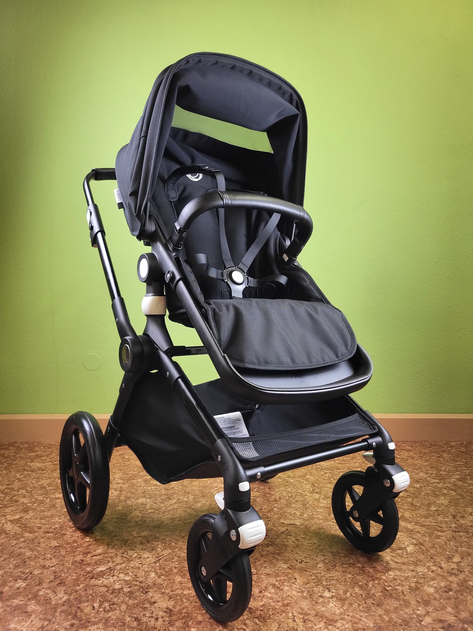 Bugaboo Lynx - All Black Kombikinderwagen (liegewanne Und Sportsitz) - 2023 Schwarz / Sehr Gut Kinderwagen 6