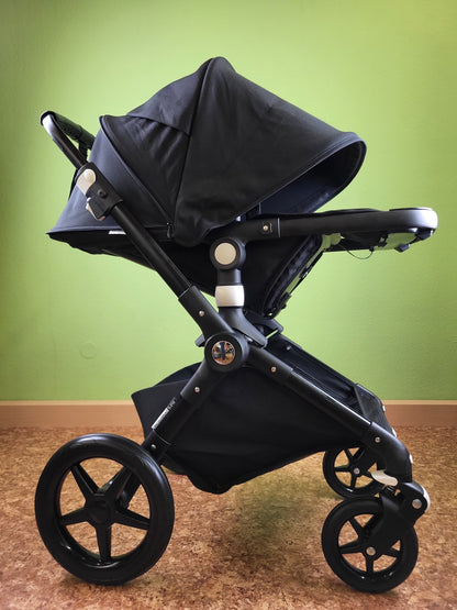 Bugaboo Lynx - All Black Kombikinderwagen (liegewanne Und Sportsitz) - 2023 Schwarz / Sehr Gut Kinderwagen 8