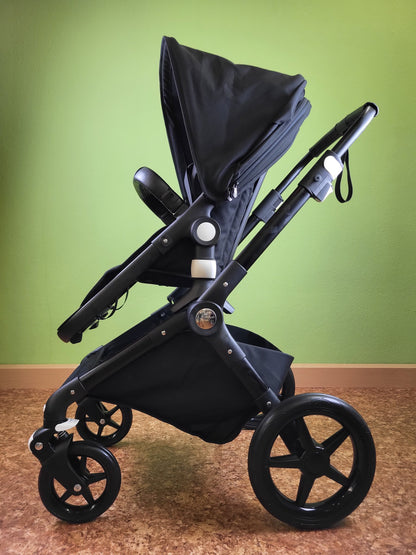 Bugaboo Lynx - All Black Kombikinderwagen (liegewanne Und Sportsitz) - 2023 Schwarz / Sehr Gut Kinderwagen 4