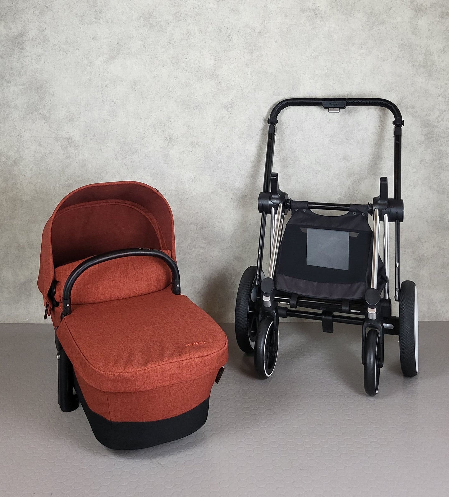 Cybex - Priam Autumn Gold Gestell + Wanne Kinderwagen Gebraucht Einfach Besser! 4