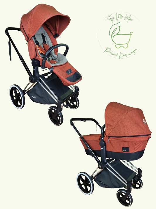 Cybex - Priam Autumn Gold Limited Edition Kombikinderwagen Orange Kinderwagen 1