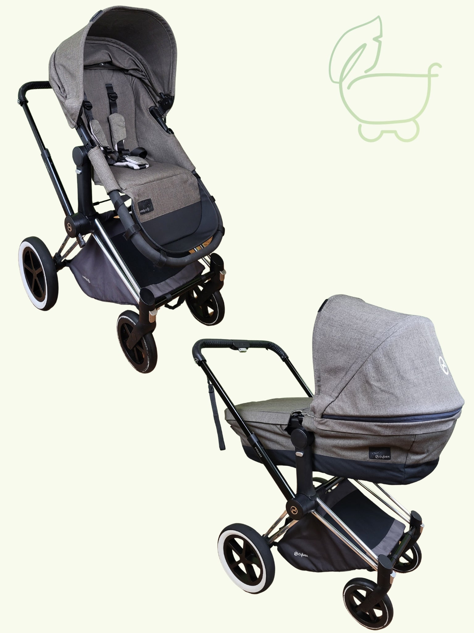 Cybex - Priam Kombikinderwagen Kinderwagen 1