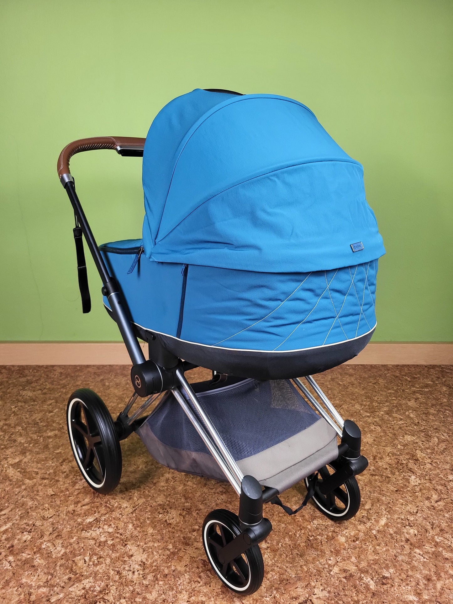 Cybex - Priam Montain Blue Kombikinderwagen Blau / Sehr Gut Kinderwagen 13