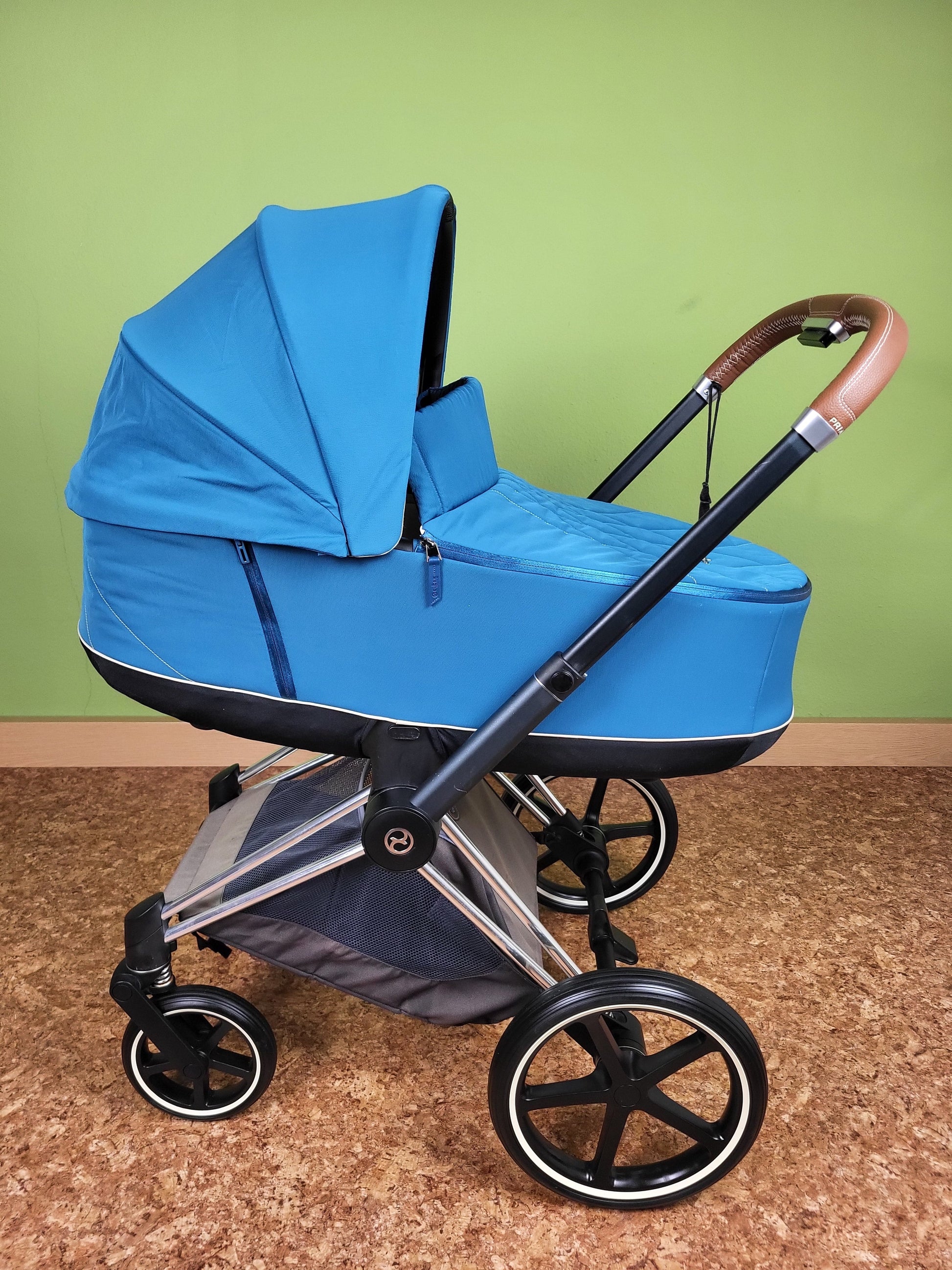 Cybex - Priam Montain Blue Kombikinderwagen Blau / Sehr Gut Kinderwagen 15