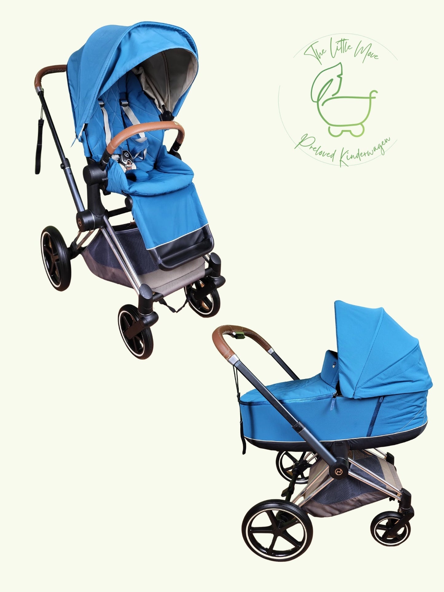 Cybex - Priam Montain Blue Kombikinderwagen Kinderwagen 1