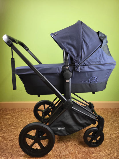 Cybex Priam Stardust Black - Kombikinderwagen Schwarz / Gut Kinderwagen 3