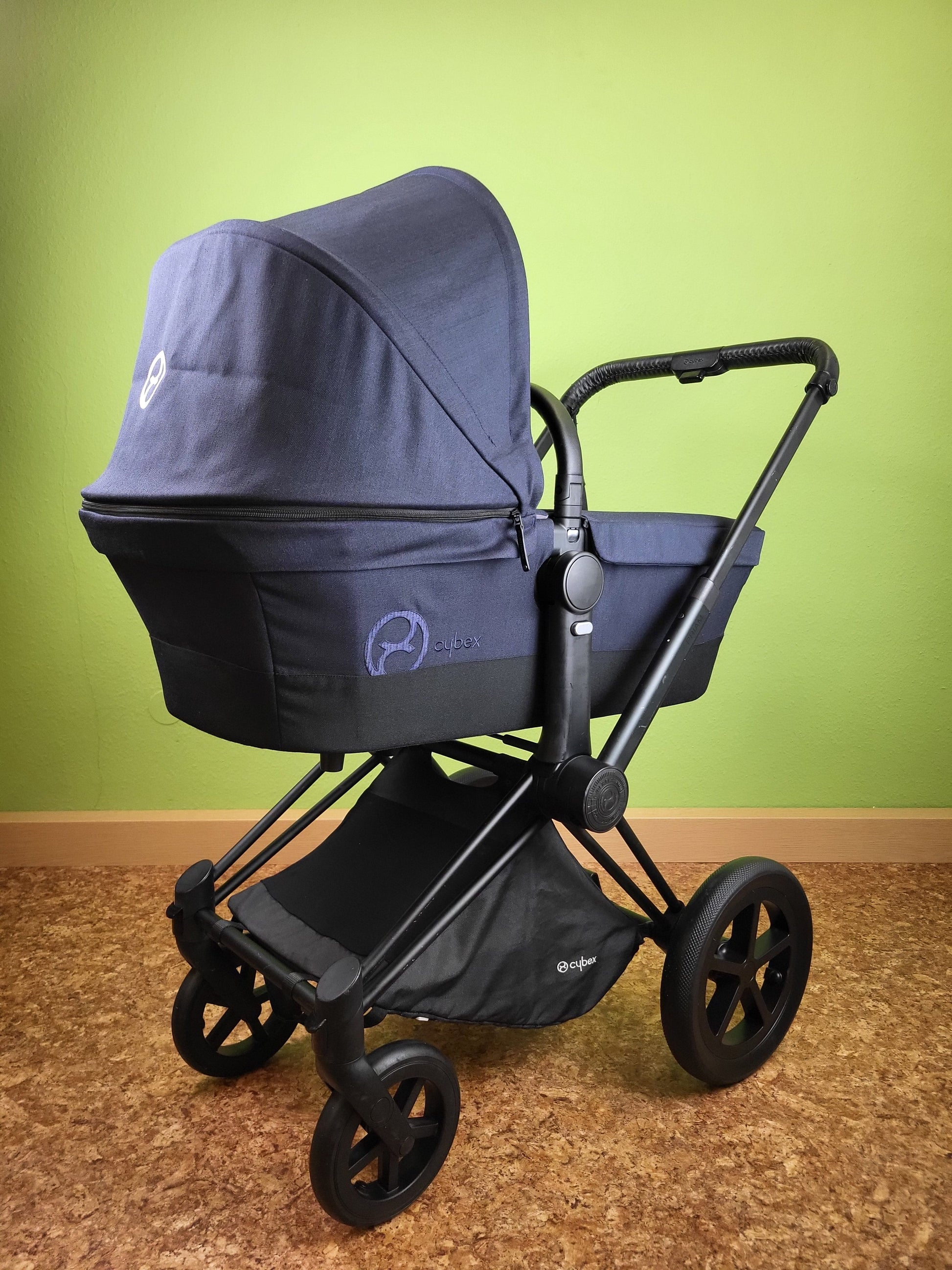 Cybex Priam Stardust Black - Kombikinderwagen Schwarz / Gut Kinderwagen 12