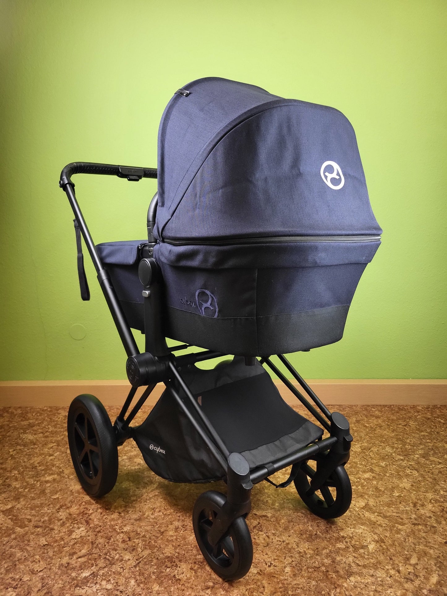 Cybex Priam Stardust Black - Kombikinderwagen Schwarz / Gut Kinderwagen 8