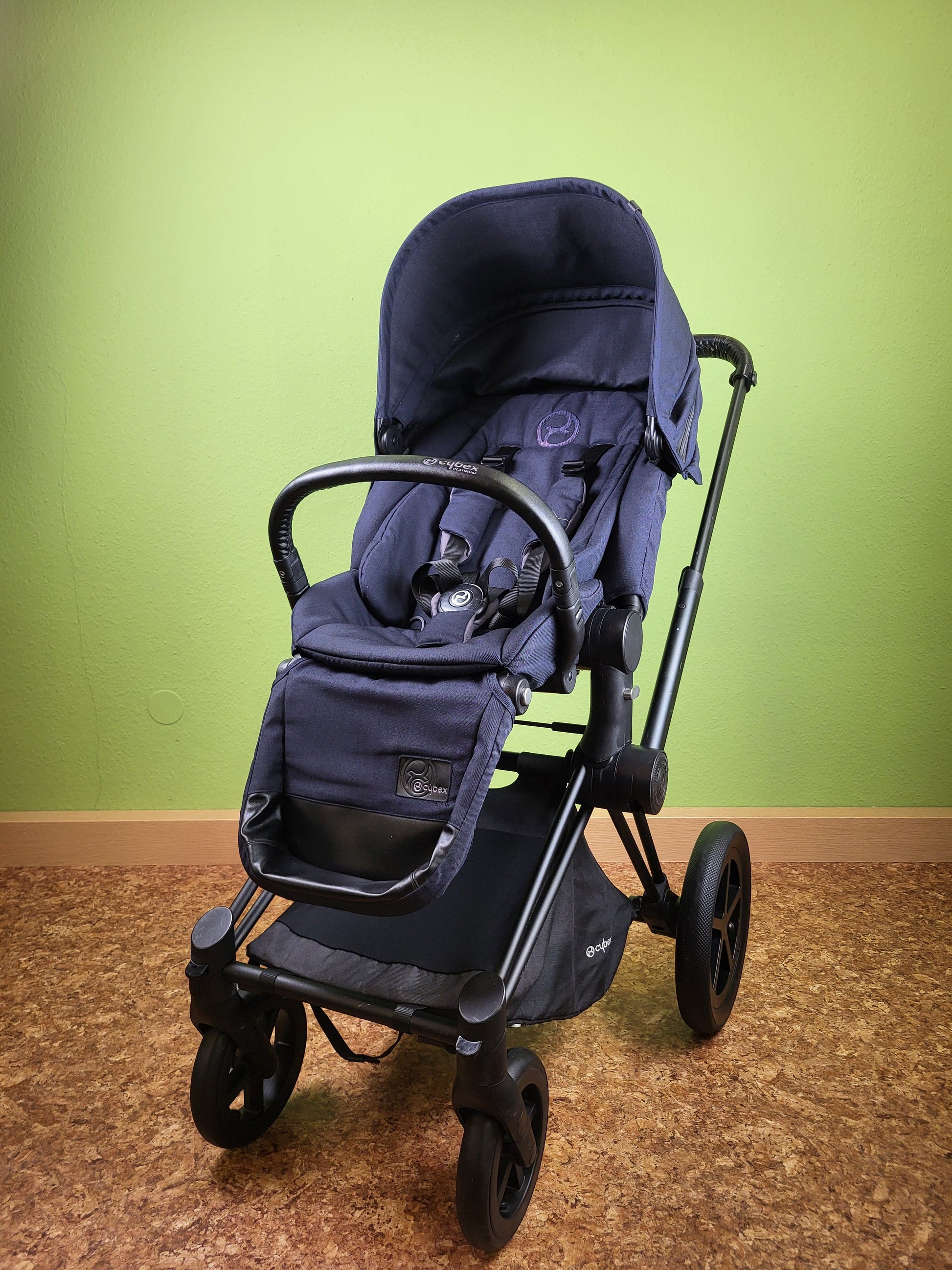 Cybex Priam Stardust Black - Kombikinderwagen Schwarz / Gut Kinderwagen 13