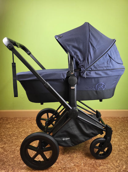 Cybex Priam Stardust Black - Kombikinderwagen Schwarz / Gut Kinderwagen 4