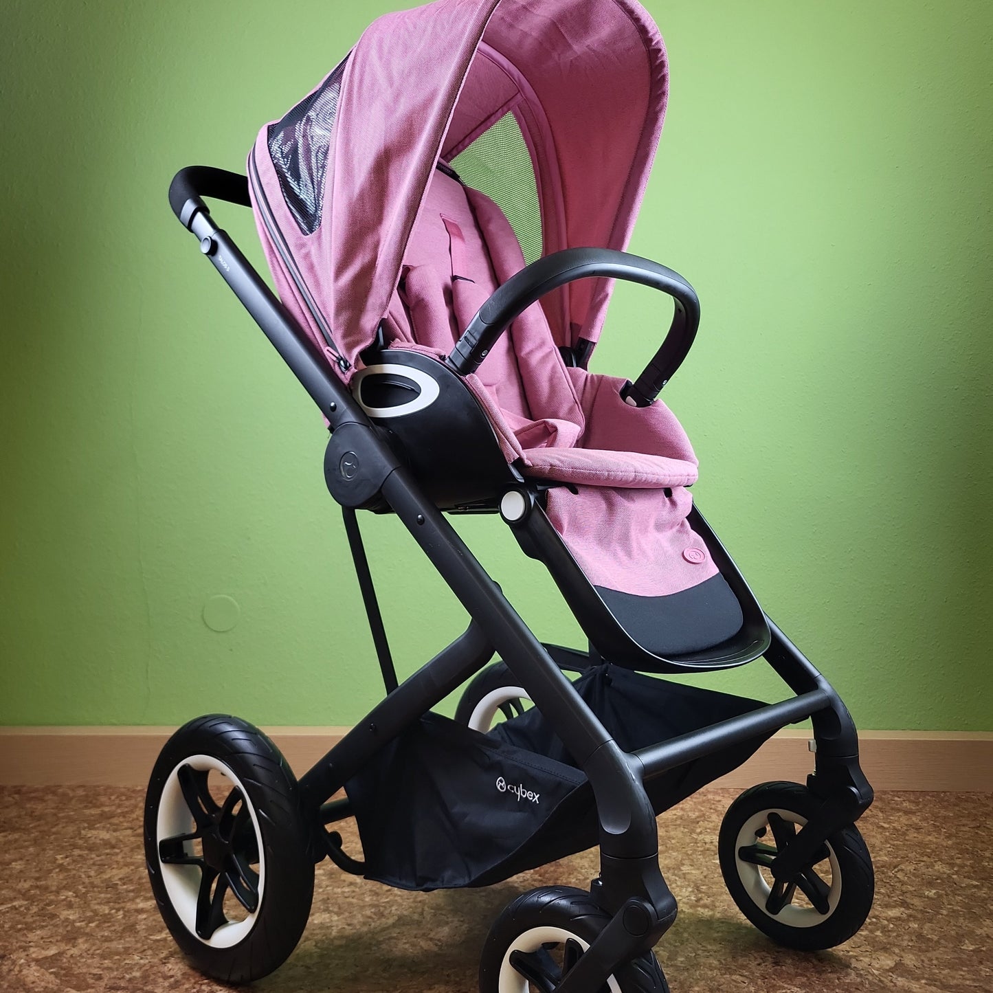 Cybex Talos Lux s - Buggy Kinderwagen Magnola Mit Fußabdeckung - 2024 Rosa / Sehr Gut 7