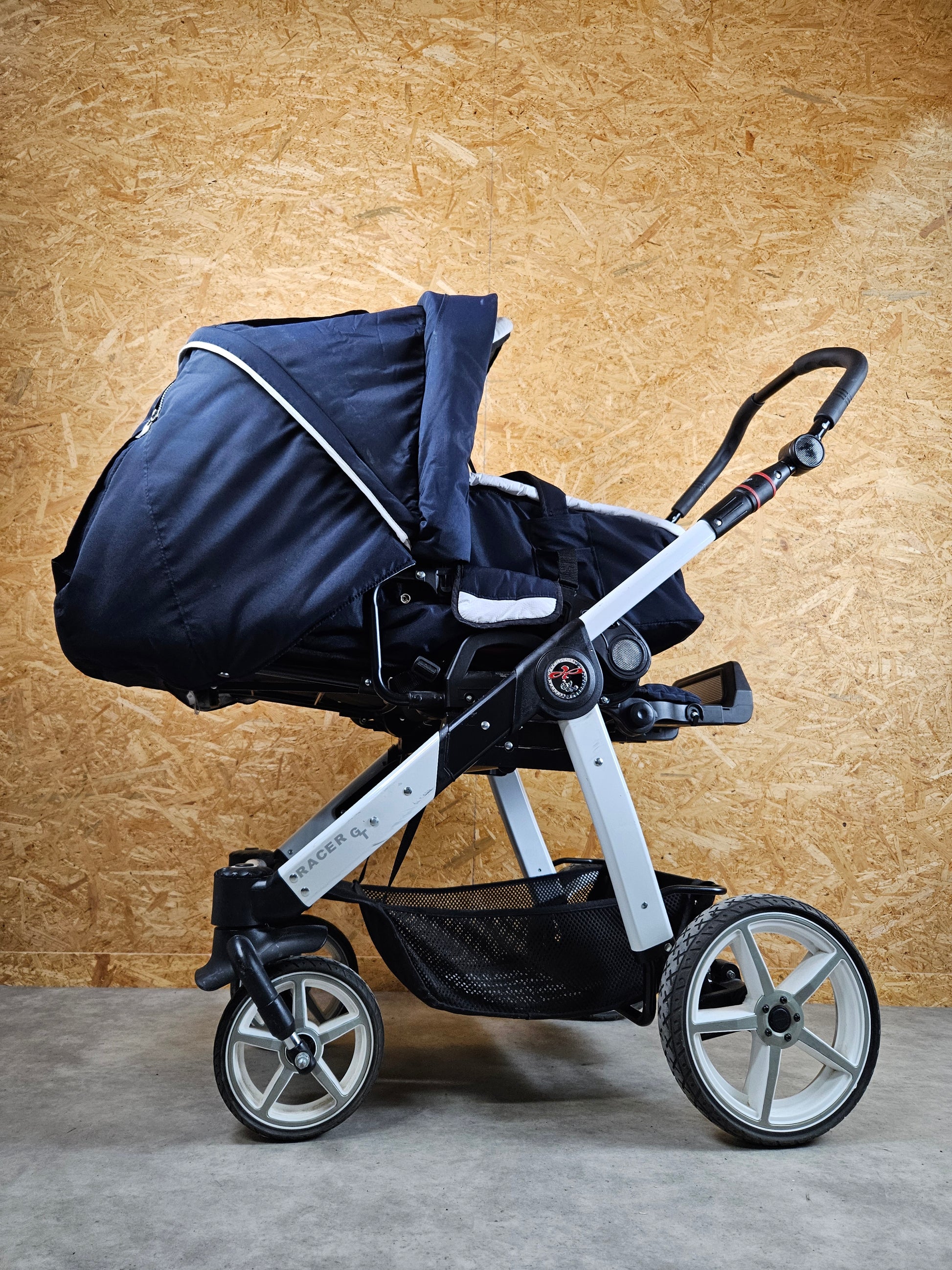 Hartan - Racer Gt Kombikinderwagen (babywanne und Sportsitz) - Blau in Gutem Zustand / Gut Kinderwagen 3