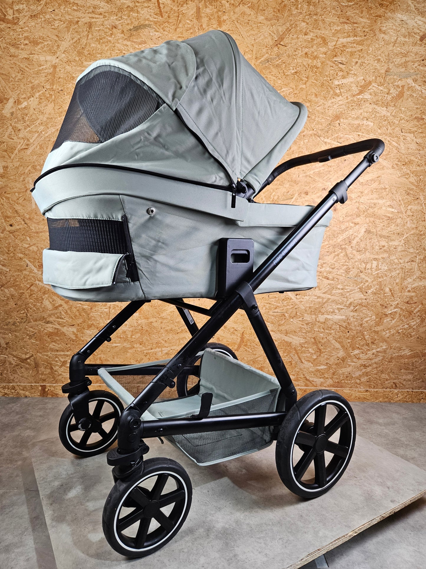 Abc Design - Vicon 4 Kombikinderwagen (sportsitz und Babywanne) - Grün in Gutem Zustand / Gut Kinderwagen 23