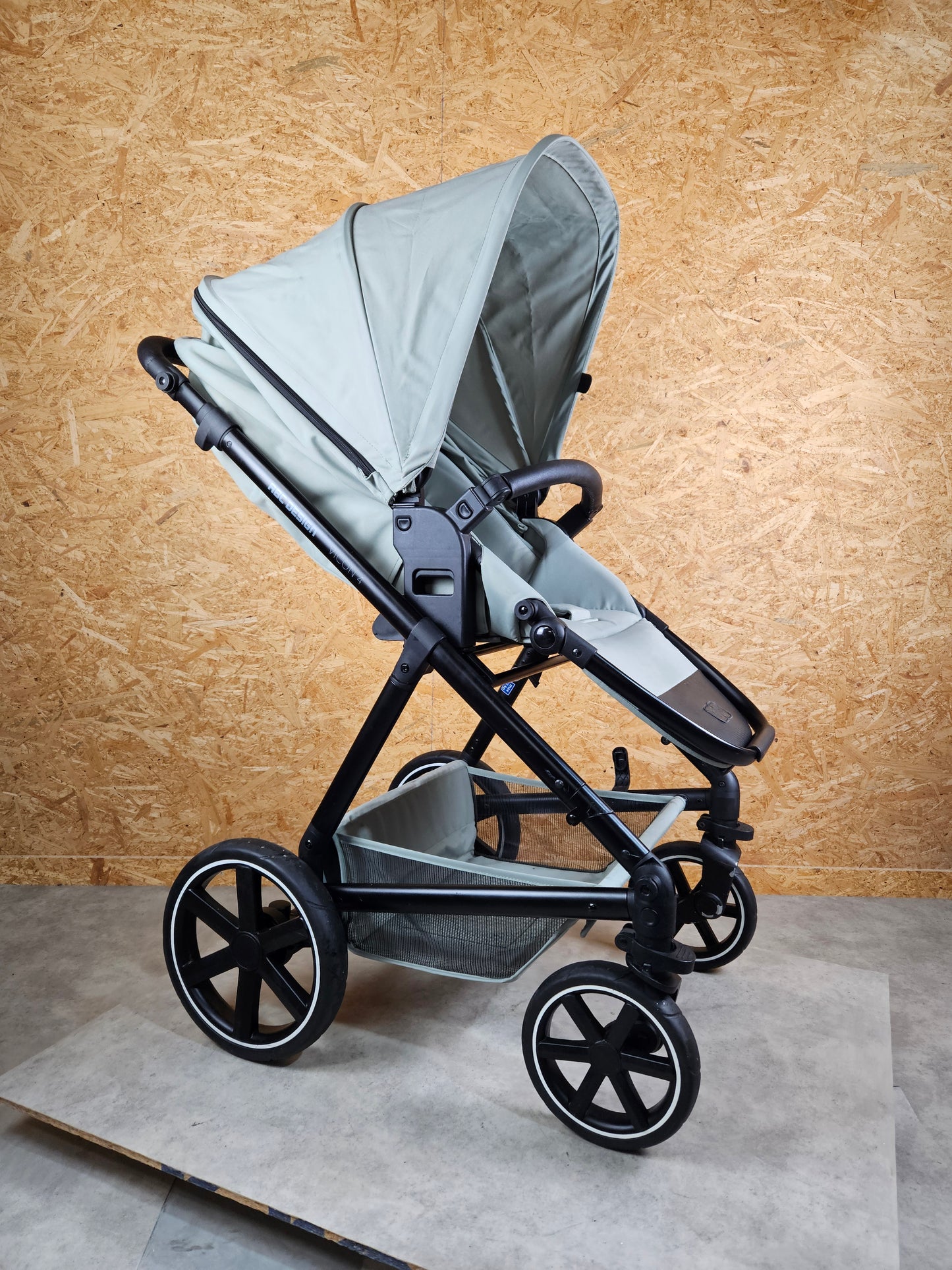 Abc Design - Vicon 4 Kombikinderwagen (sportsitz und Babywanne) - Grün in Gutem Zustand / Gut Kinderwagen 3