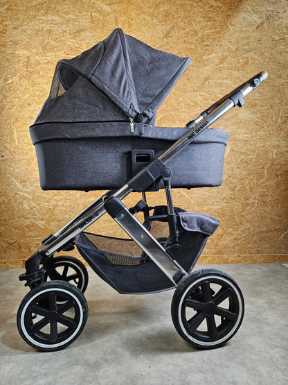 ABC Design - Salsa 4 Air Kinderwagen (Gestell und Babywanne) Grau in gutem Zustand